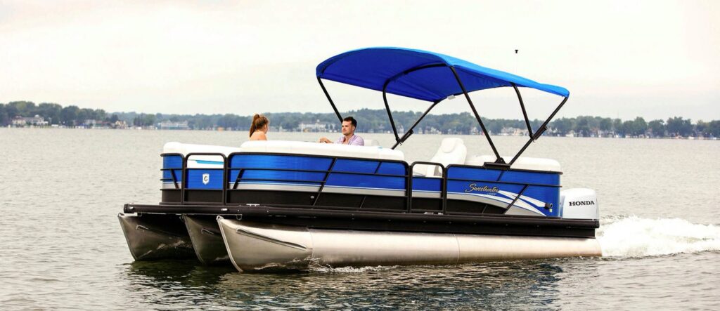 Godfrey Sweetwater Split Bench Pontoon Boat