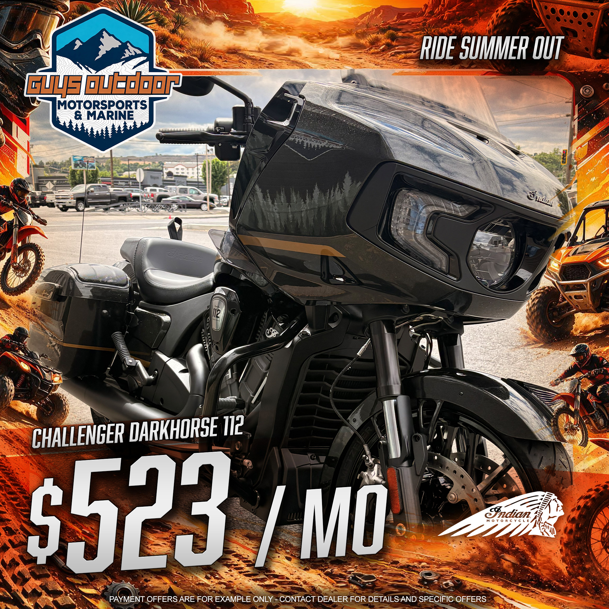 2026 Indian Motorcycle CHALLENGER DH 112, BLK MTLC/BLK CRSTL, 49ST On Road Motorcycle