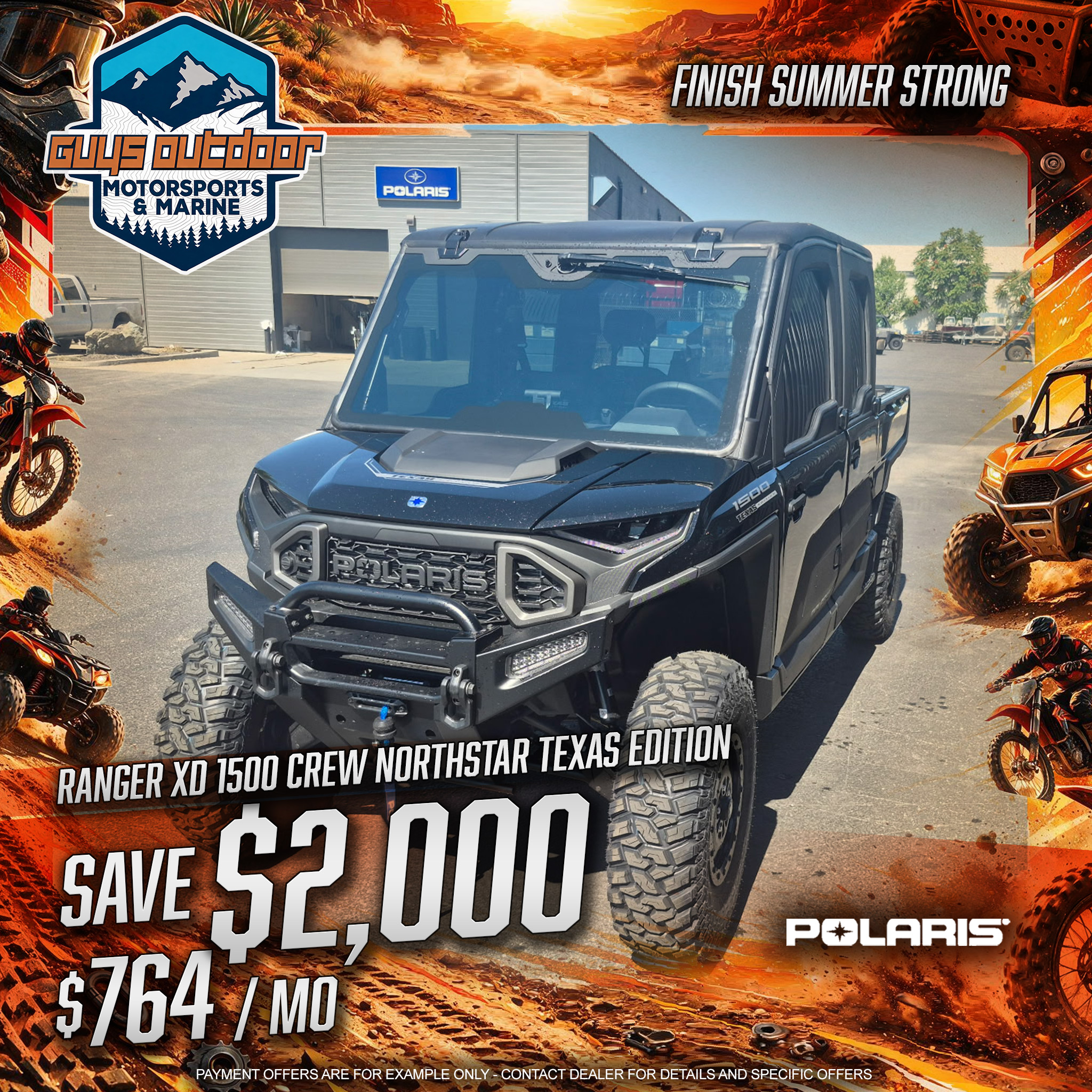 2026 POLARIS Ranger Crew XD Texas Ed. UTILITY VEHICLE