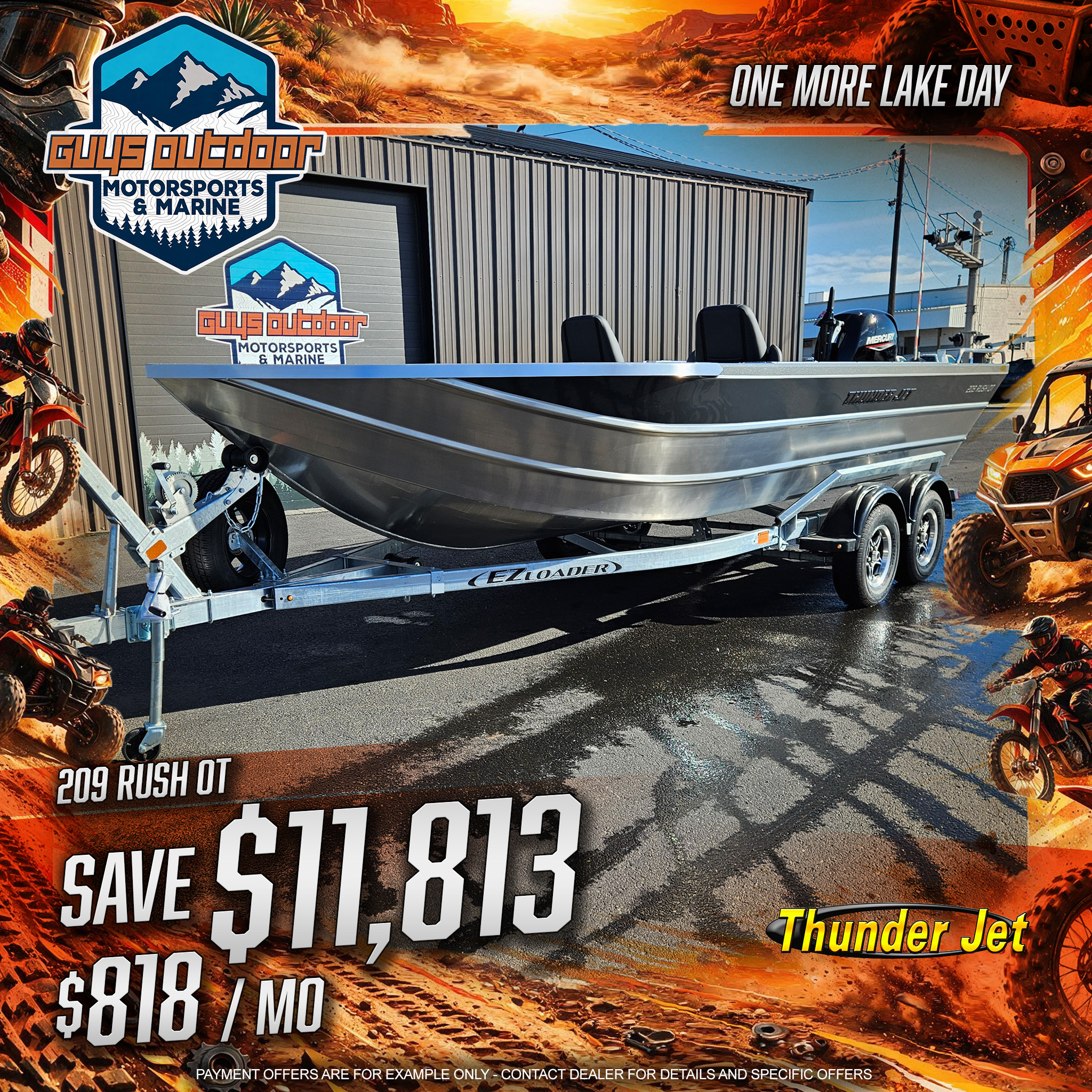 2026 THUNDERJET 209 RUSH OT BOAT