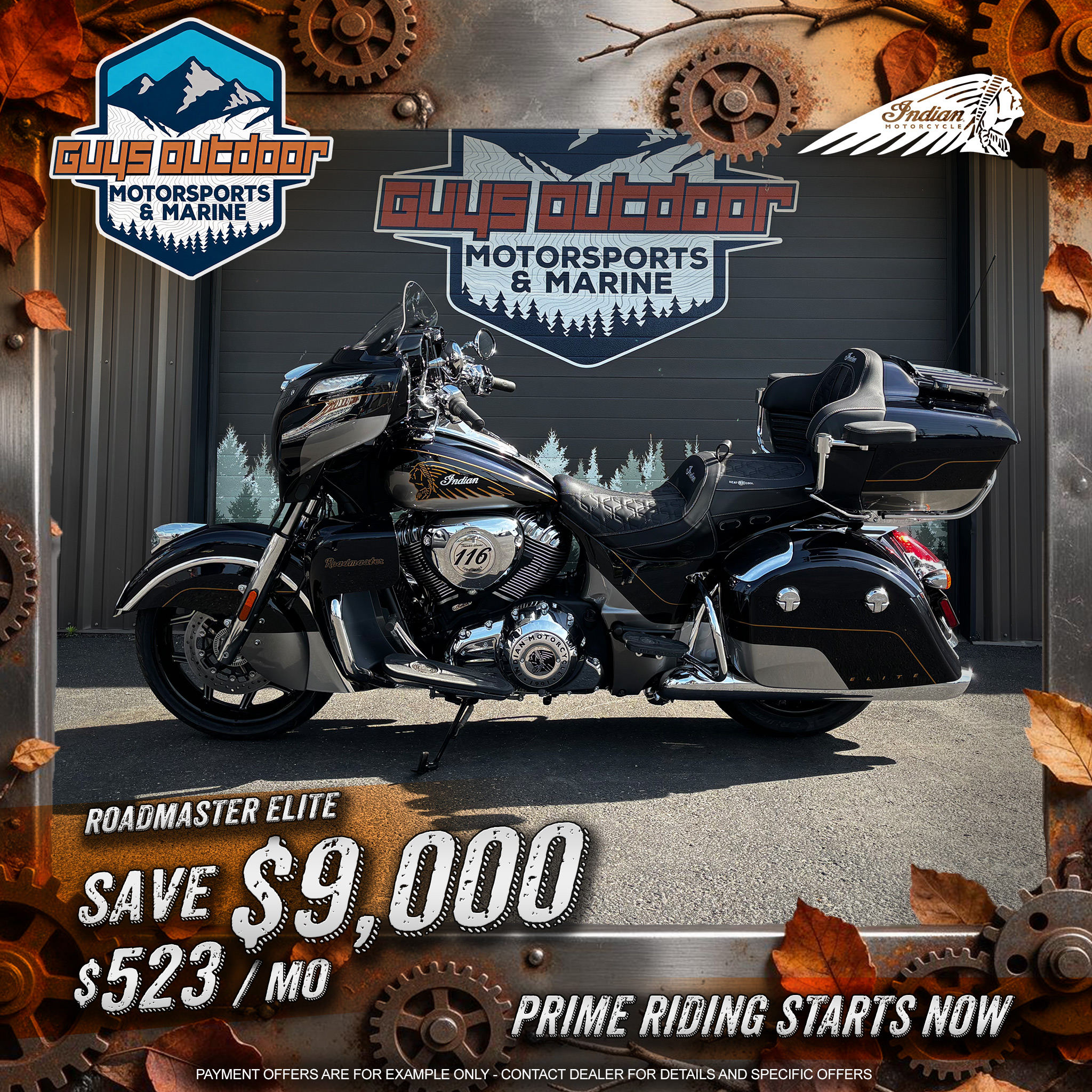 2025 Indian Motorcycle Roadmaster Elite On Road Motorcycle
