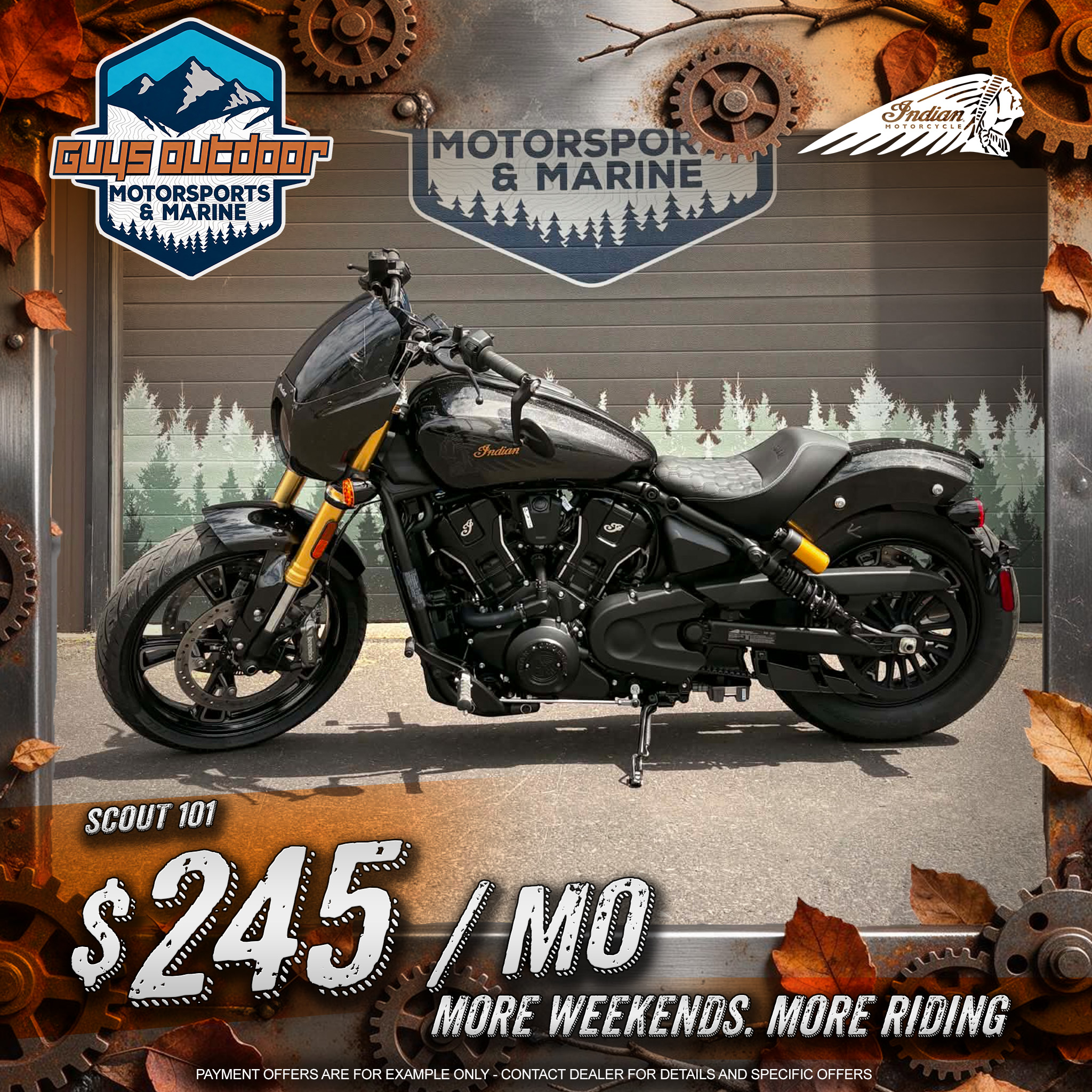 2026 Indian Motorcycle Indian 101 Scout On Road Motorcycle