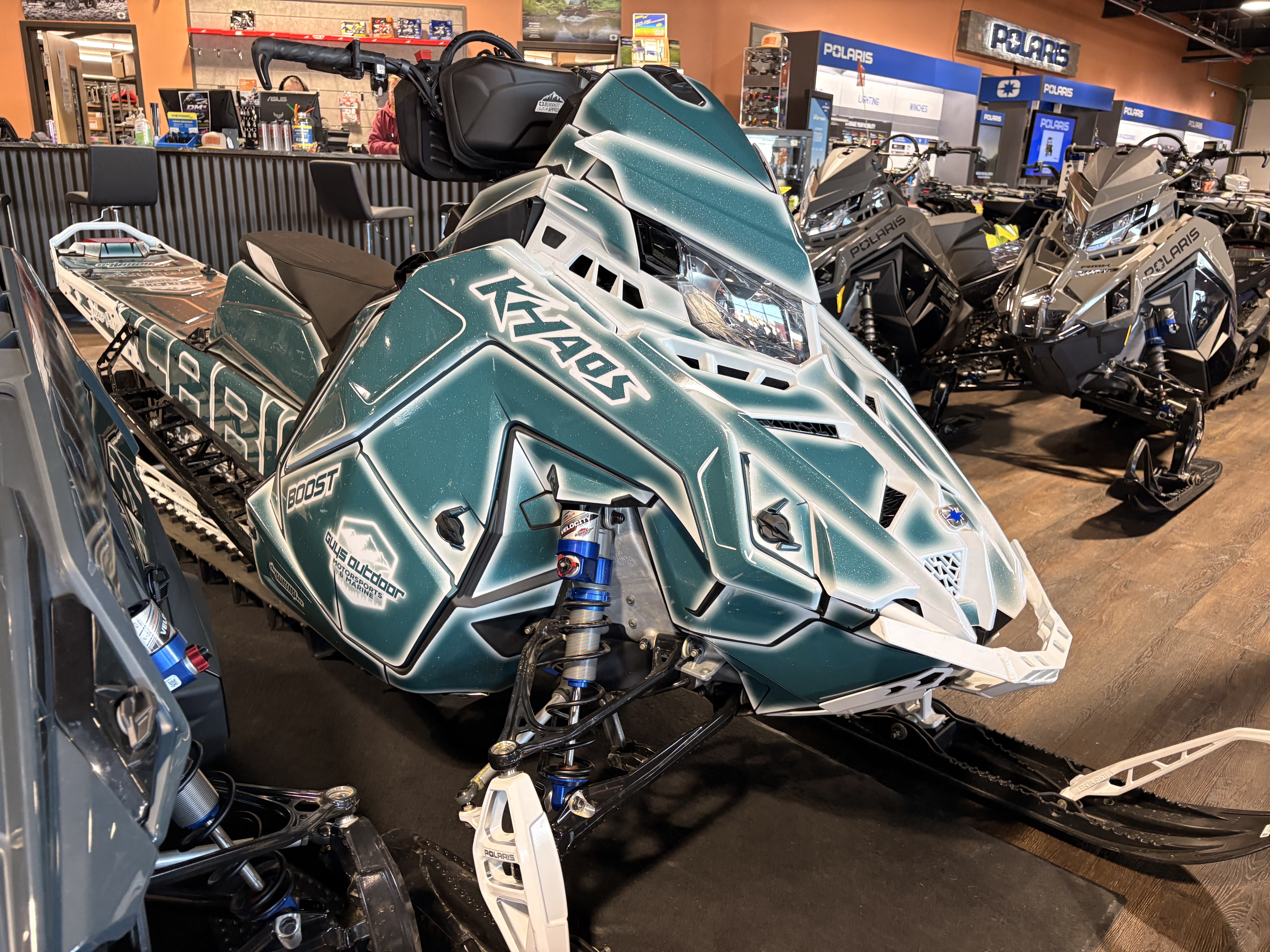 2026 POLARIS BOOST RMK KHAOS 165 SNOWMOBILE