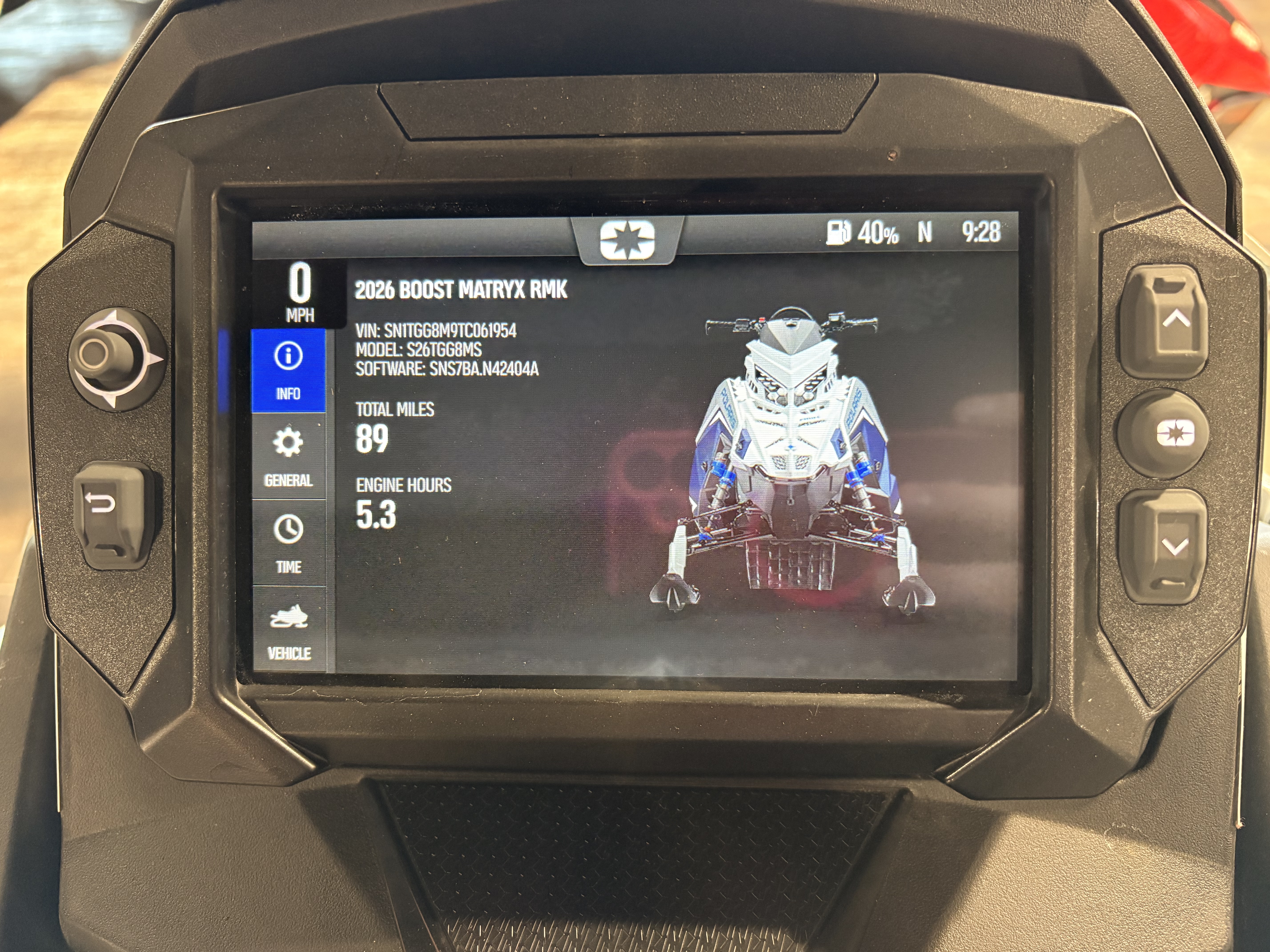 2026 POLARIS BOOST RMK KHAOS 165 SNOWMOBILE