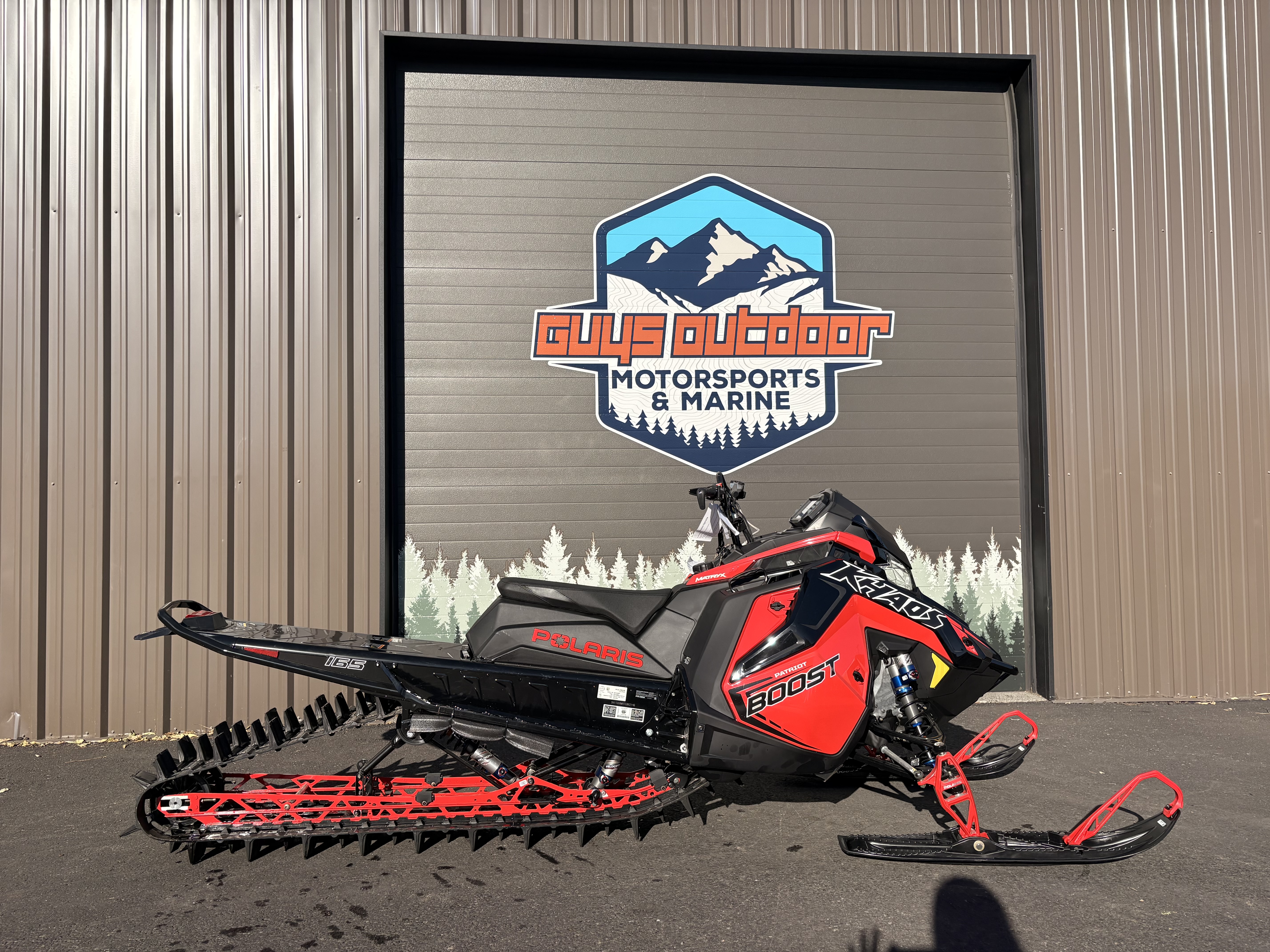 2026 POLARIS SNO-26 BOOST RMK KHAOS 165 Patriot Boost SNOWMOBILE